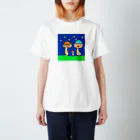 raraのゆるかわTシャツ屋さんのきのこファミリー Regular Fit T-Shirt