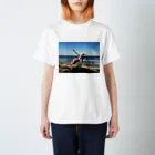 Masakiの冬の海と女 Regular Fit T-Shirt