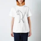さいとうあやのこ🍮👻の二足歩行の猫 티셔츠