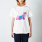 NIKORASU GOのユメカワパンダカー Regular Fit T-Shirt