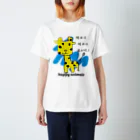 Happy-Life-Picturesのキリンさん【happy animals】 Regular Fit T-Shirt