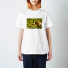 素材屋405番地の多肉植物とウゲロくま Regular Fit T-Shirt