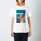 Totz Yuta ◯ とつ ゆうた / 個展の図形の思索 "expansion" Regular Fit T-Shirt