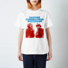 apocalypsisのVACCINE CORONAVIRUS BIOTERROR Regular Fit T-Shirt