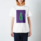 ナヒレ決議公式ショップ＿＿皐月彩のグリーン トレフブロン アモスタイル Regular Fit T-Shirt