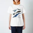 uminomadoのクジラまみれ Regular Fit T-Shirt