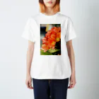 かぴばらのFLOWERS-だいだい- Regular Fit T-Shirt