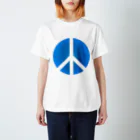 AURA_HYSTERICAのPeace_Symbol Regular Fit T-Shirt