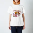 ルルーのおみせのお花とハート Regular Fit T-Shirt