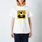 ハンサムレコーズ（湘南レコーズ）のハンサムレコードロゴ（黄色） Regular Fit T-Shirt