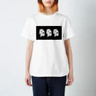 NarwhalのYETI×3 Tシャツ（黒） Regular Fit T-Shirt