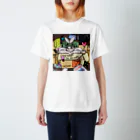 kaeruco(* 皿 *)のStay 段ボールhome Regular Fit T-Shirt