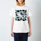 寿てくのの夢の世界のカラフルモーモー Regular Fit T-Shirt