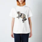 unyahamuの猫ののら Regular Fit T-Shirt