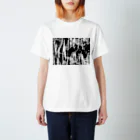 mimesis_imの迷彩っぽい模様2モノクロ Regular Fit T-Shirt