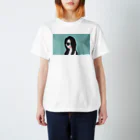 gapgapnの赤リップ Regular Fit T-Shirt