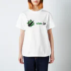 yuki-ycinoのvim-jp アイコン（白背景・文字横） スタンダードTシャツ