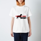 米八そばグッズショップの太鼓犬 Regular Fit T-Shirt