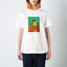 かえるはるきのこ（RURUKO)のチャコガエル Regular Fit T-Shirt