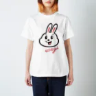 『卯のえほん』   〜えほんカフェ「うさぎの絵本」のオンラインショップ〜の「usagi」Tシャツ スタンダードTシャツ