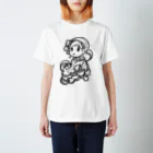 たぬきのおふとんの髪の毛の長い女の子 Regular Fit T-Shirt