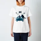 喫茶こぐまやの猫とカニ Regular Fit T-Shirt