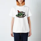 sugar-addictのホワイトコーヒー Regular Fit T-Shirt