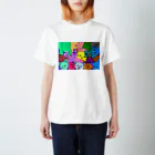 Fumio MatsubayashiのFULL OF CATS Regular Fit T-Shirt