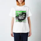 Yebisu303's Marketplaceの303 Pettern Chart Tee (Green&Black) Regular Fit T-Shirt