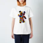 LALA CloveR.のFLOWER BEAR Regular Fit T-Shirt