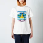 油絵描きの小物売り場の銭湯大好き！　羽を伸ばそう スタンダードTシャツ