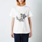 Noruneko-YaのねこねこTシャツ　(青リボン) Regular Fit T-Shirt