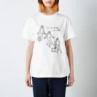 satomemoのかっこよく猫をまたぐ技 Regular Fit T-Shirt