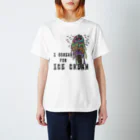 CREAMY YODAのI SCREAM FOR ICE CREAM 101 スタンダードTシャツ