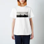 Jumpsuit factoryのThe View of NY from Rockefeller Tシャツ (Mono) Regular Fit T-Shirt