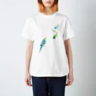 circle and dropsのインコちゃん Regular Fit T-Shirt