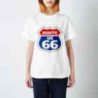 Puuun ShopのRoute66 ／ ルート66 スタンダードTシャツ