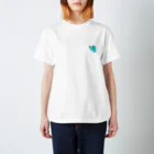 mooncatの幸せのBlue bird Regular Fit T-Shirt