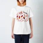 竹とりのおきなのflower Regular Fit T-Shirt