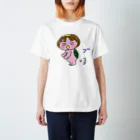 のはらのうたのピンクのかっぱちゃん Regular Fit T-Shirt