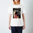 やまねっこ洋服店のゆかいな犬3Dシャツ 笑顔ver Regular Fit T-Shirt