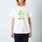 小日向真芽の「おまめやさん」のMY NAME IS... Regular Fit T-Shirt