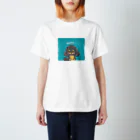 くろさわゆいのもふもふダックス（ブラックタン） Regular Fit T-Shirt