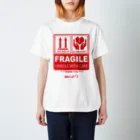 Big-T.jpのFRAGILE Tシャツ ＜ジョークTシャツ＞ スタンダードTシャツ