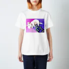 222 two too toの豚とソーセージ Regular Fit T-Shirt