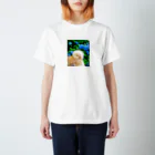 inubotのしっぽと紫陽花 Regular Fit T-Shirt