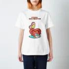 ゆ(　˙-˙　)ゆのI♡Loveシルバー文鳥 スタンダードTシャツ