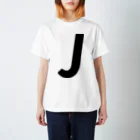 BetterDesignStoreのJ ： イニシャルTシャツ Regular Fit T-Shirt