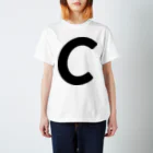 BetterDesignStoreのC ： イニシャルTシャツ スタンダードTシャツ