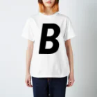 BetterDesignStoreのB ： イニシャルTシャツ Regular Fit T-Shirt